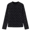 Mini-Pullover mit Allover-Muster «Schwarz» 730402TNVQ91073