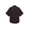 Minimal Kurzarm-Shirt «Black Red» 658841TKO521076