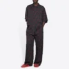 Minimal Kurzarm-Shirt «Black Red» 658841TKO521076