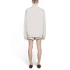 Minimalistische Trainingsjacke «Beige» 746473TNQ259441