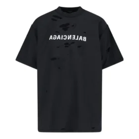 Mirror Balenciaga Inside Out T-Shirt «Schwarz-Weiss» 720198TQVP31569