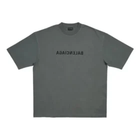 Mirror Balenciaga T-Shirt Medium Fit «Grey» 612966TNVR21242