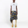 Mode-Logo-Aufdruck, Slim Fit, Kurzarm, weiss 504156TYK231000