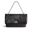 Monaco Grosse Ketten-Tasche, gesteppt «Schwarz» 7659332AASE1000