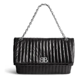 Monaco Grosse Ketten-Tasche, gesteppt «Schwarz» 7659332AASE1000