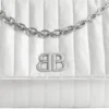 Monaco Medium Kettenhandtasche, gesteppt «Off White» 7659452AASE9106