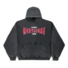 Montaigne Hoodies Large Fit «Black Faded» 803265TRVN21048