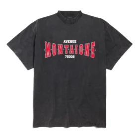Montaigne T-Shirt Oversized «Black Faded» 787349TRVN31048