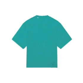 Mosaik-Logo BB Alphabet, lockere Passform, Distressed-Look, Kurzarm, Unisex, Blau 651795TKVF53660