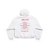 Music Archive Series Connected Zip-Up-Hoodie in mittlerer Passform «Light Grey Red» 744457TQVA61561