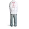 Music Archive Series Connected Zip-Up-Hoodie in mittlerer Passform «Light Grey Red» 744457TQVA61561