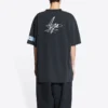 Music Aya Nakamura Merch-T-Shirt, Large-Passform «Schwarz» 641655TMV861055