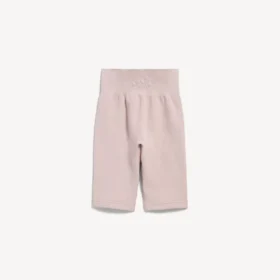 Nahtlose Techwear-Veloshorts für Damen in Nude