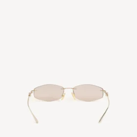 Nano-D-Frame-Sonnenbrille für Damen in Hellgold