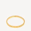 Nano-Mini-Link-Choker für Damen in glänzendem Gold