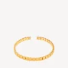 Nano-Mini-Link-Choker für Damen in glänzendem Gold
