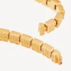 Nano-Mini-Link-Choker für Damen in glänzendem Gold