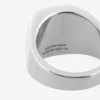 Nano-Siegelring in glänzendem Silber Nano-Siegelring in glänzendem Silber