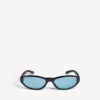 Neo Runde Sonnenbrille in Schwarz