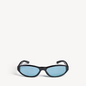 Neo Runde Sonnenbrille in Schwarz