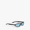 Neo Runde Sonnenbrille in Schwarz
