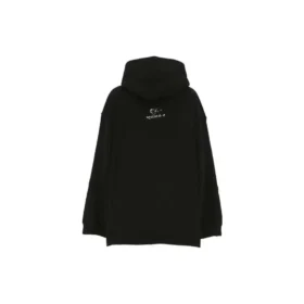 Neuer Logo-Popover-Hoodie «Black White» 570811TNVH21070