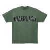 Neues Tape Type T-Shirt im mittleren Fit «Dark Green» 739784TQVQ83004