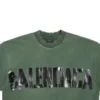 Neues Tape Type T-Shirt im mittleren Fit «Dark Green» 739784TQVQ83004