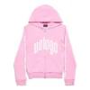 Nologo Zip-up-Hoodie Small Fit «Light Pink White» 788243TQVK55708