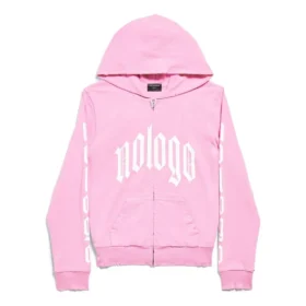 Nologo Zip-up-Hoodie Small Fit «Light Pink White» 788243TQVK55708