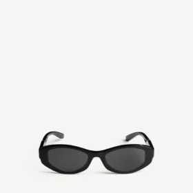Nova Oval-Sonnenbrille für Damen in Schwarz