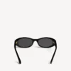 Nova Oval-Sonnenbrille für Damen in Schwarz Nova Oval-Sonnenbrille für Damen in Schwarz