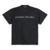 Nur für den internen Gebrauch Inside-out-T-Shirt «Black» 787358TQVU21083