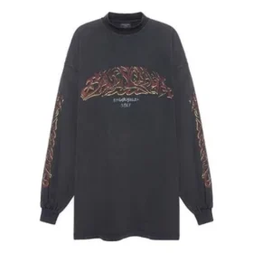 Offshore Langarm-T-Shirt Oversize «Black Faded» 739027TPVM81568