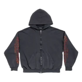 Offshore Zip-Up-Hoodie, Medium Fit «Black Faded» 770939TPVM91568