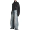Oversize-Baggy-Hose «Hellblau» 786643TQW556379