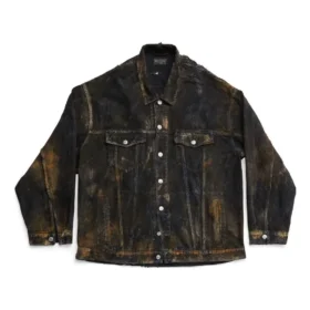 Oversize-Denim-Jacke «Schwarz» 748022TBP471363