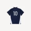 Oversize-Fussball-T-Shirt für Herren in Marineblau Oversize-Fussball-T-Shirt für Herren in Marineblau