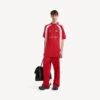 Oversize-Fussball-T-Shirt für Herren in Rot Oversize-Fussball-T-Shirt für Herren in Rot
