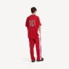 Oversize-Fussball-T-Shirt für Herren in Rot Oversize-Fussball-T-Shirt für Herren in Rot