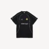 Oversize-Fussball-T-Shirt für Herren in Schwarz Oversize-Fussball-T-Shirt für Herren in Schwarz
