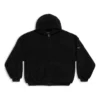 Oversize-Hoodie mit Reissverschluss «Black» 768694TKQ261000