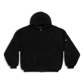 Oversize-Hoodie mit Reissverschluss «Black» 768694TKQ261000