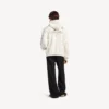 Oversize-Hoodie mit Reissverschluss für Herren in Creme