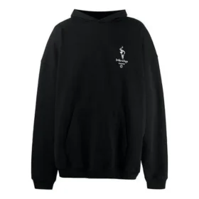 Oversize-Hoodie zu den Olympischen Spielen in Paris «Schwarz» 620973TIV451070