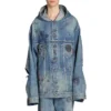 Oversize-Kapuzenjacke «Blue» 719315TNW56-4268