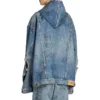 Oversize-Kapuzenjacke «Blue» 719315TNW56-4268