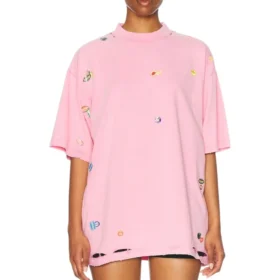 Oversize-T-Shirt «Faded Dirty Pink» 787349TRVS49568