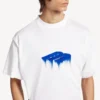Oversize-T-Shirt für Herren von Wet Brush in Weiss Oversize-T-Shirt für Herren von Wet Brush in Weiss