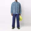 Oversized-Denim-Jacke mit Wattierung «Blau» 646923TDW154762